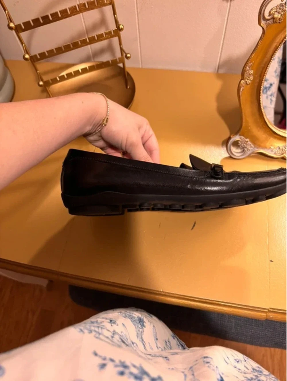 Vintage Women’s Prada Black Loafers Size 6.5
